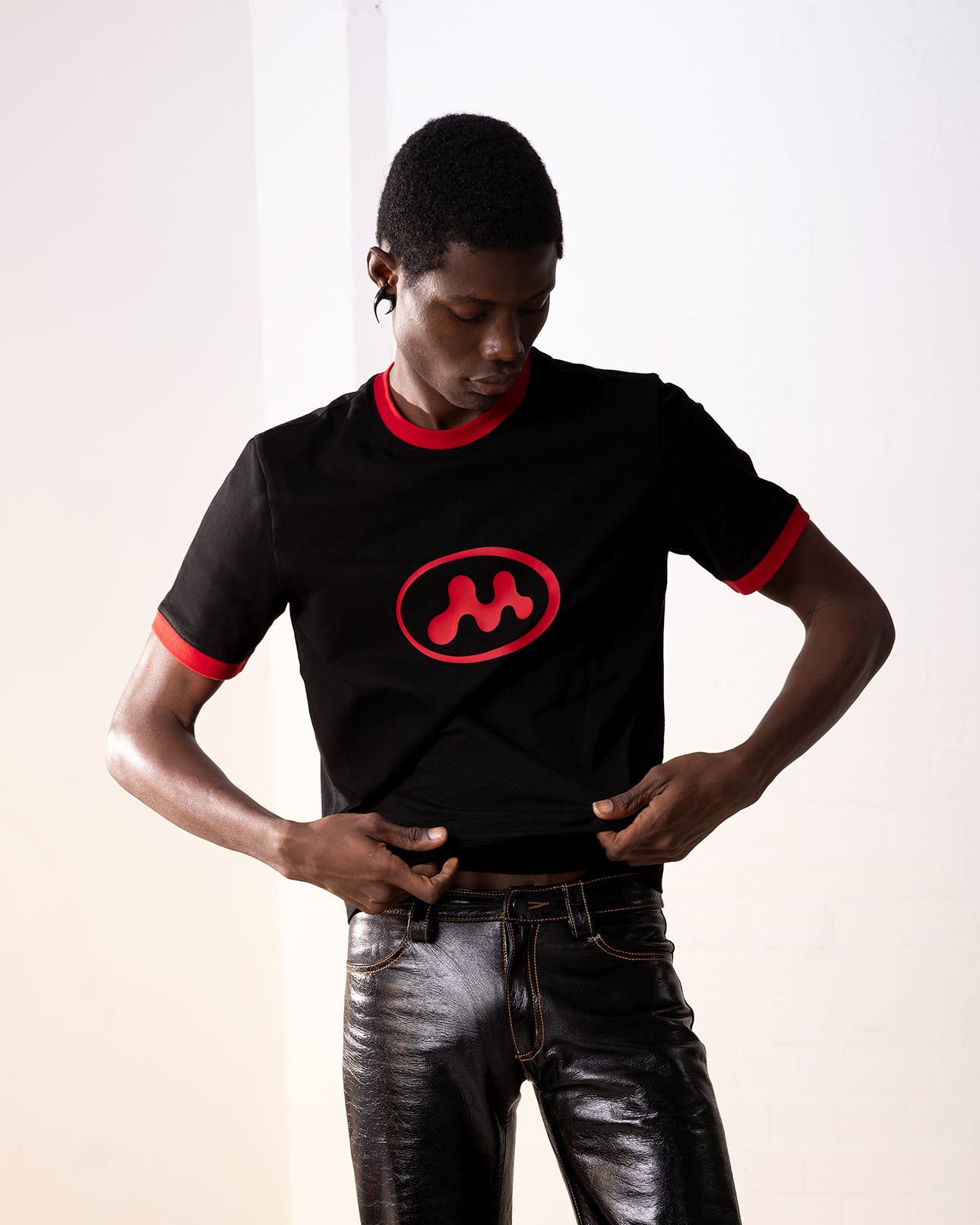Dropout Tee Black