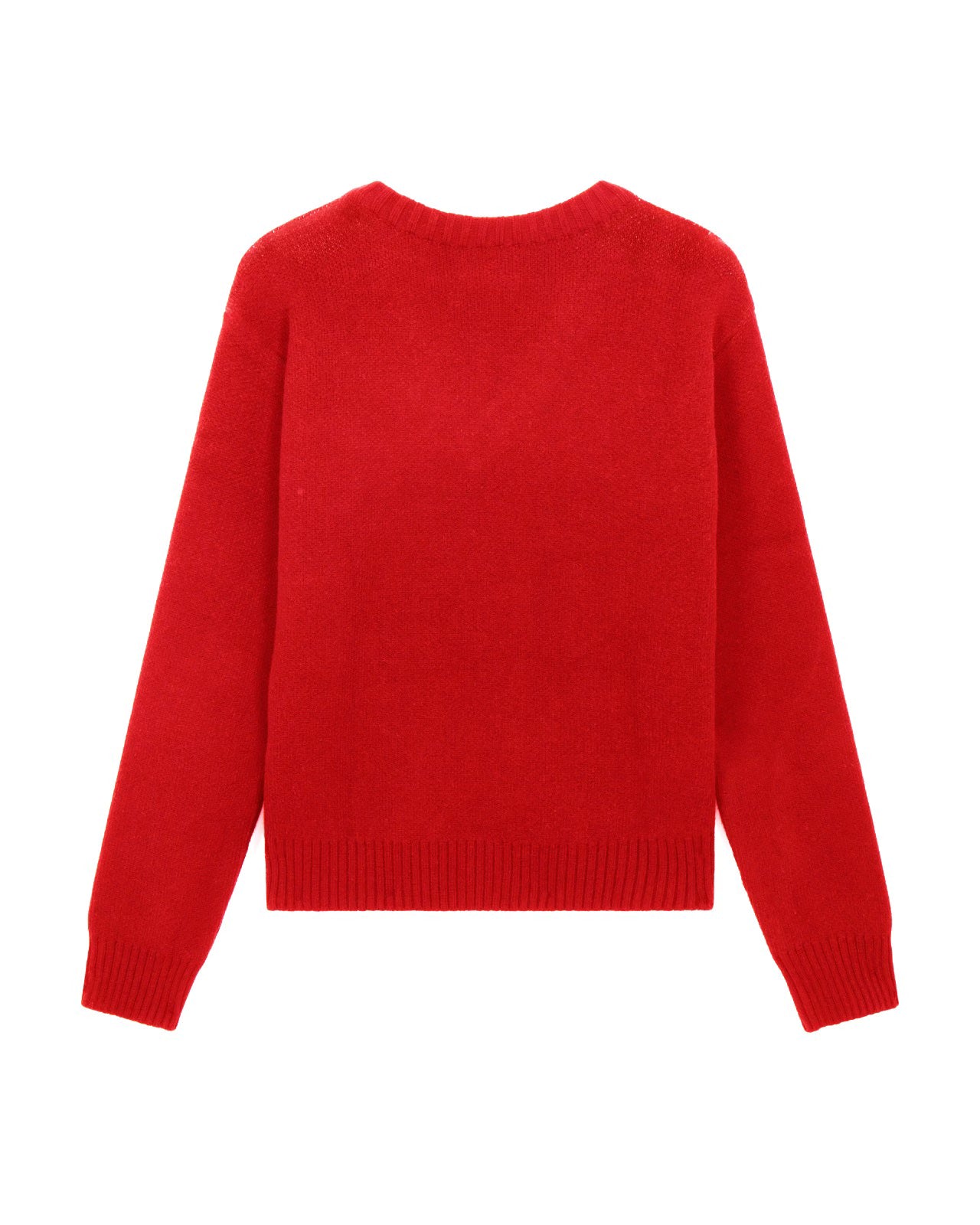 EBONY RELAXED JUMPER RED