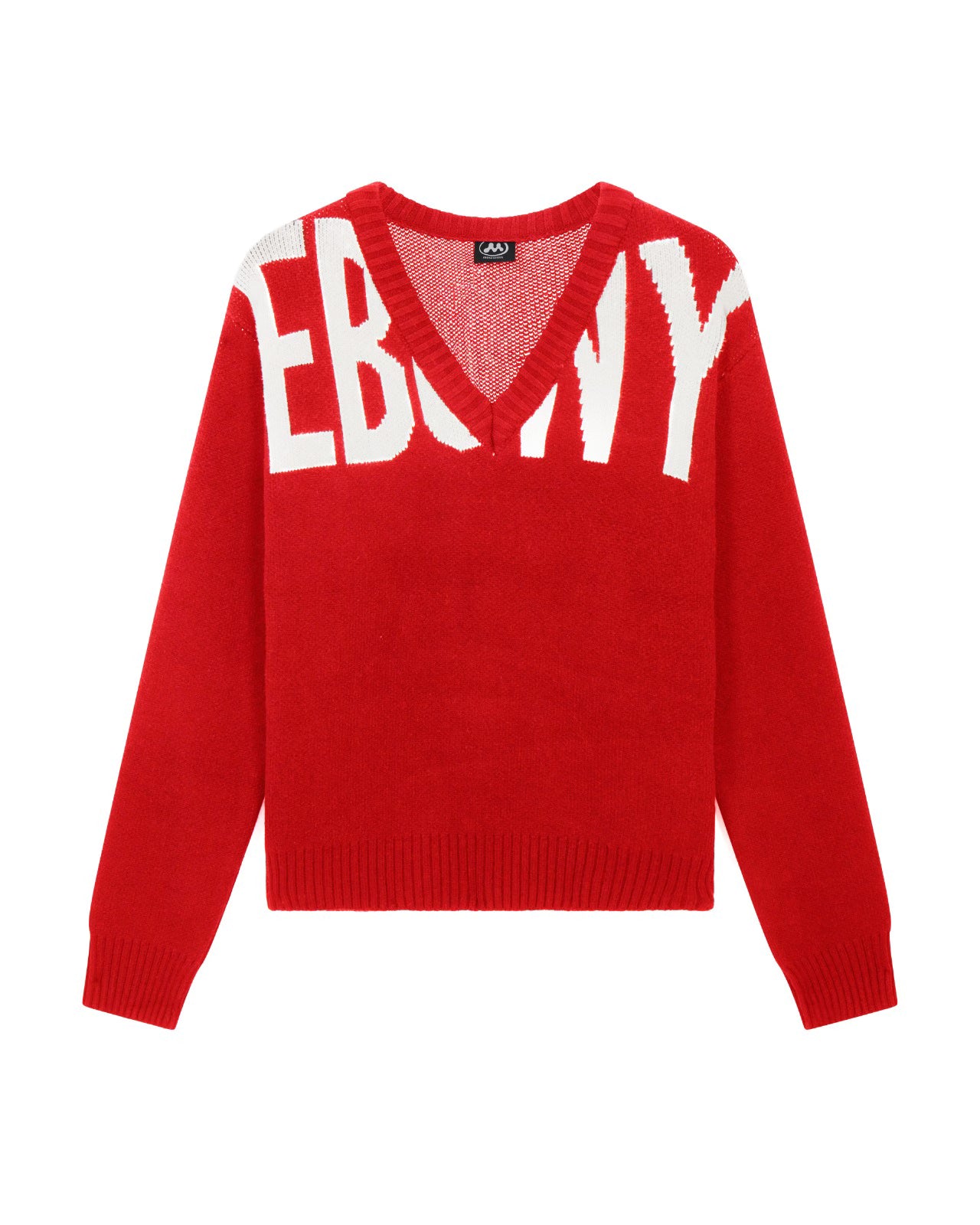 EBONY RELAXED JUMPER RED