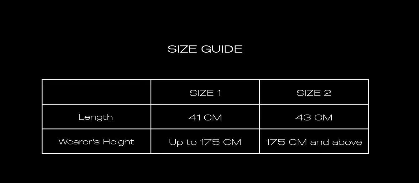 Size Chart for LOLA STRAP COVER