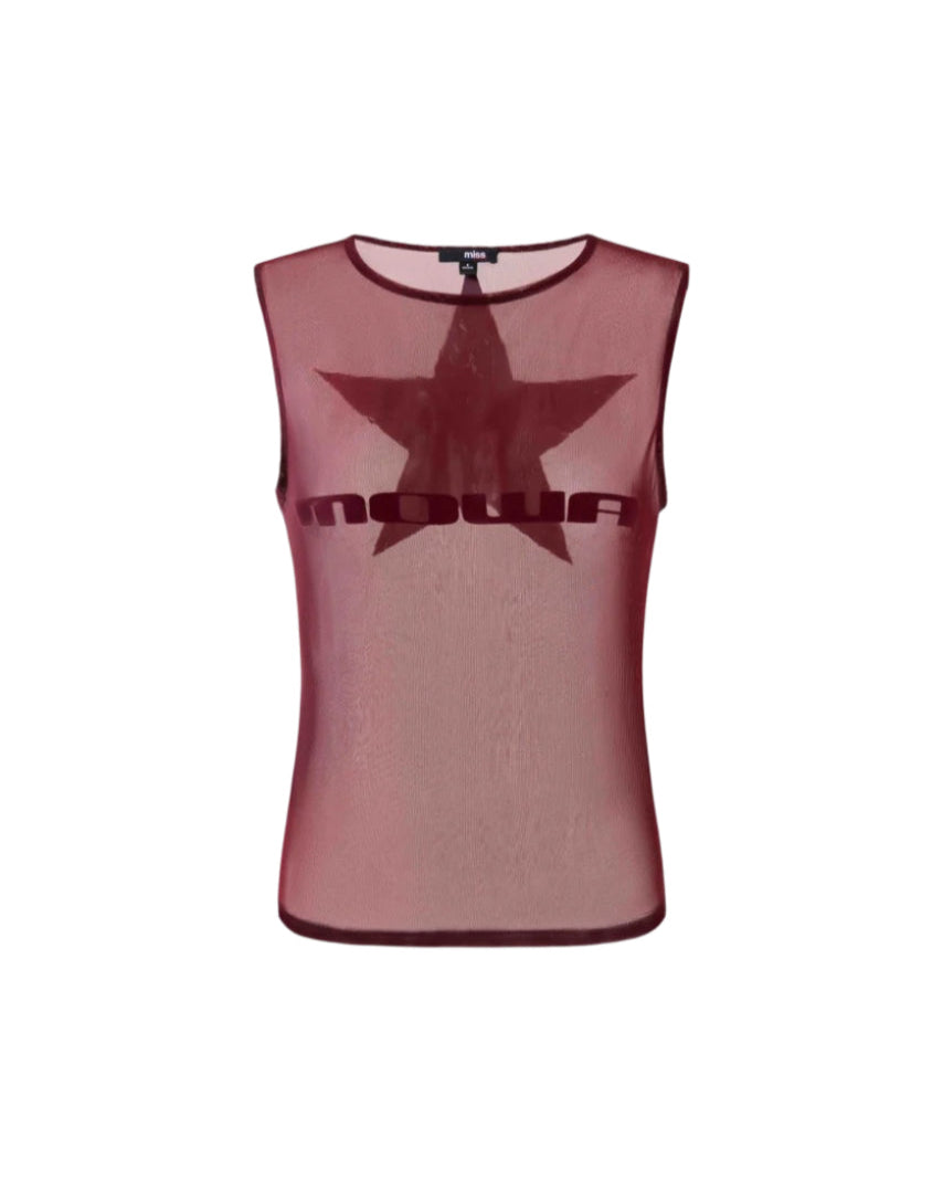STAR VEST RED