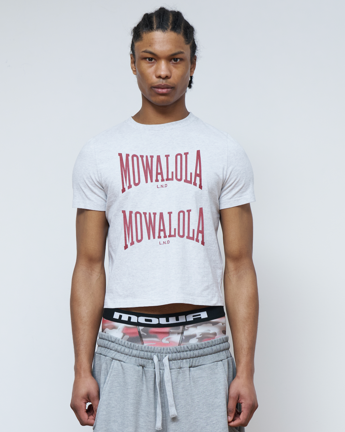 DOUBLE SWEAT TEE GREY
