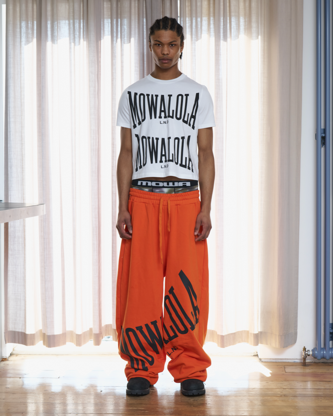 STAMP JOGGERS ORANGE
