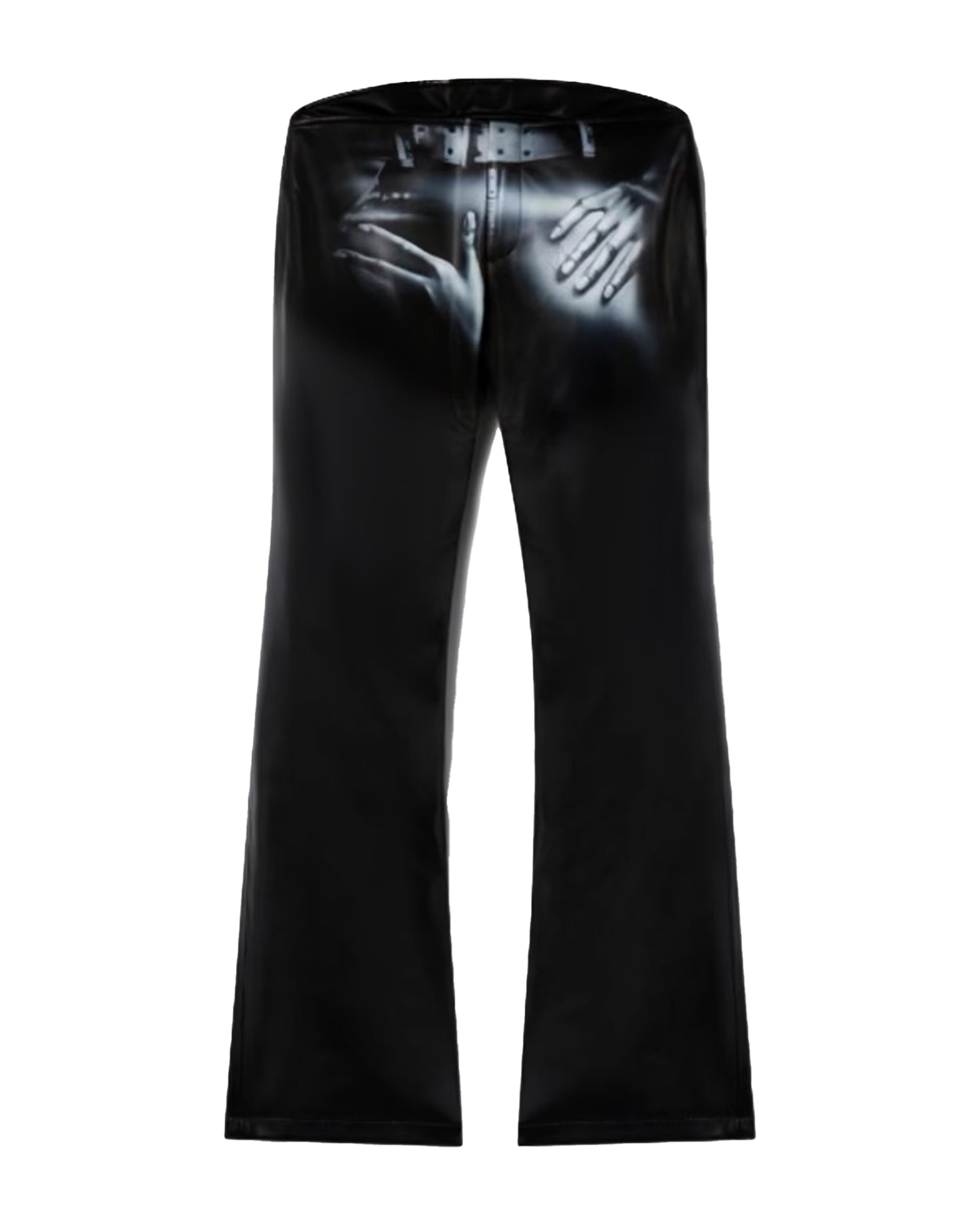 Pantalon chaud en faux cuir