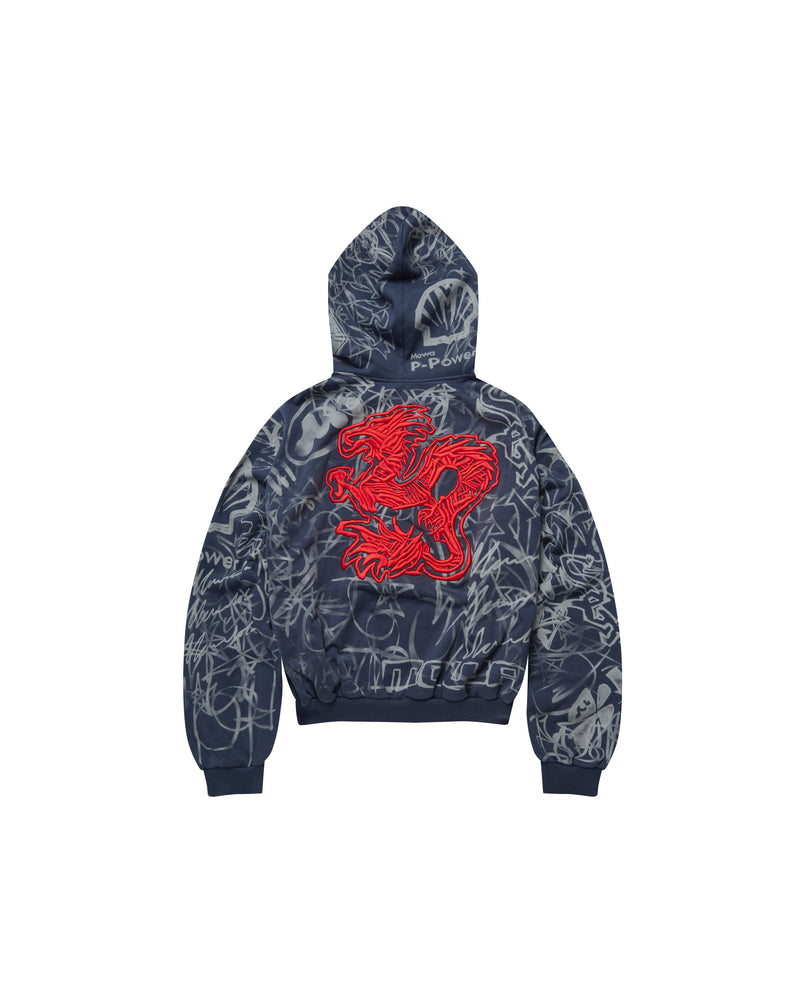 GRAFFITI TRACK TOP NAVY