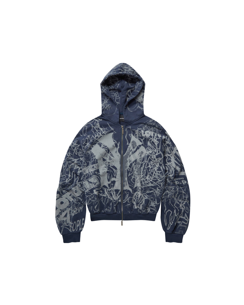 GRAFFITI TRACK TOP NAVY