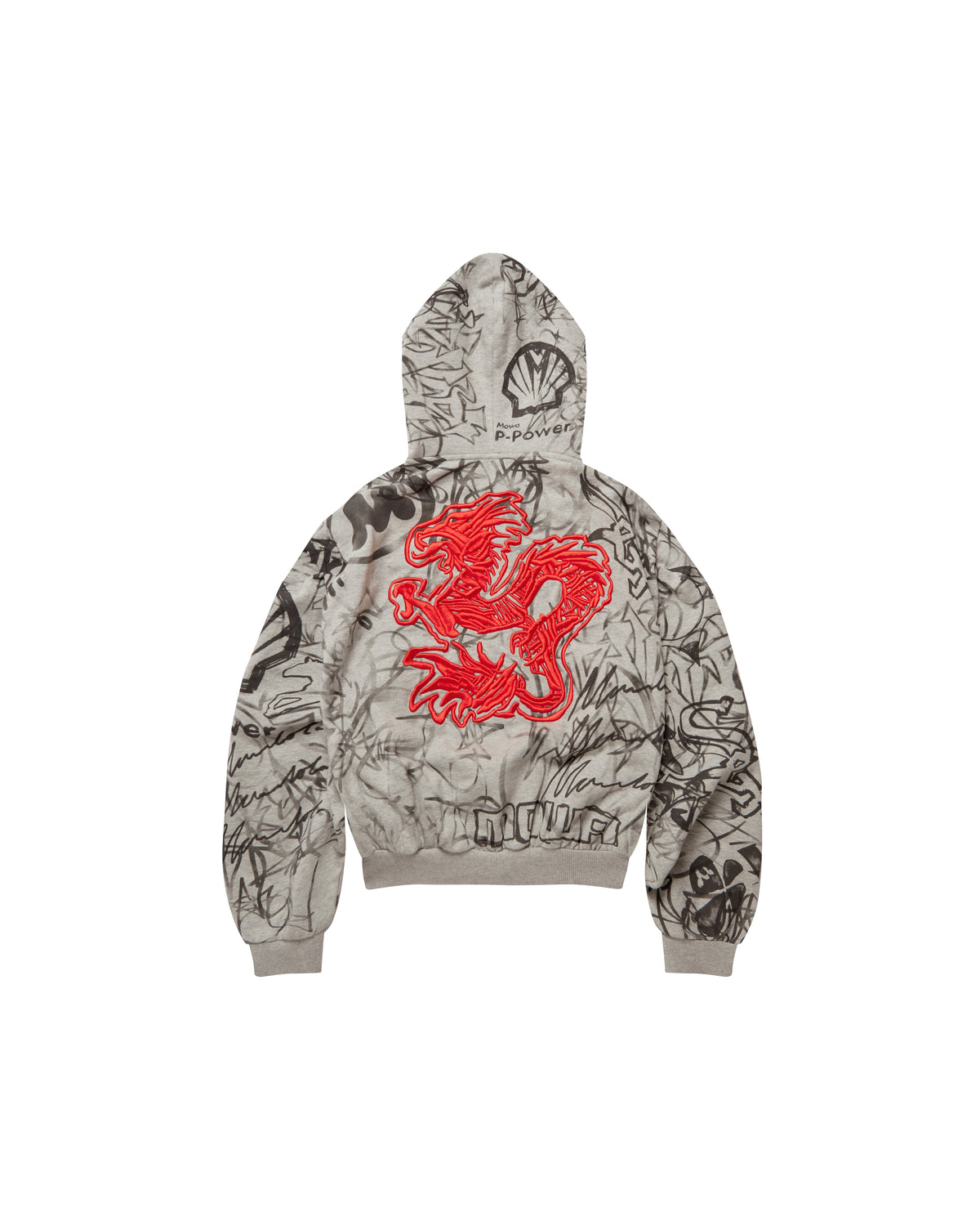 GRAFFITI TRACK TOP GREY