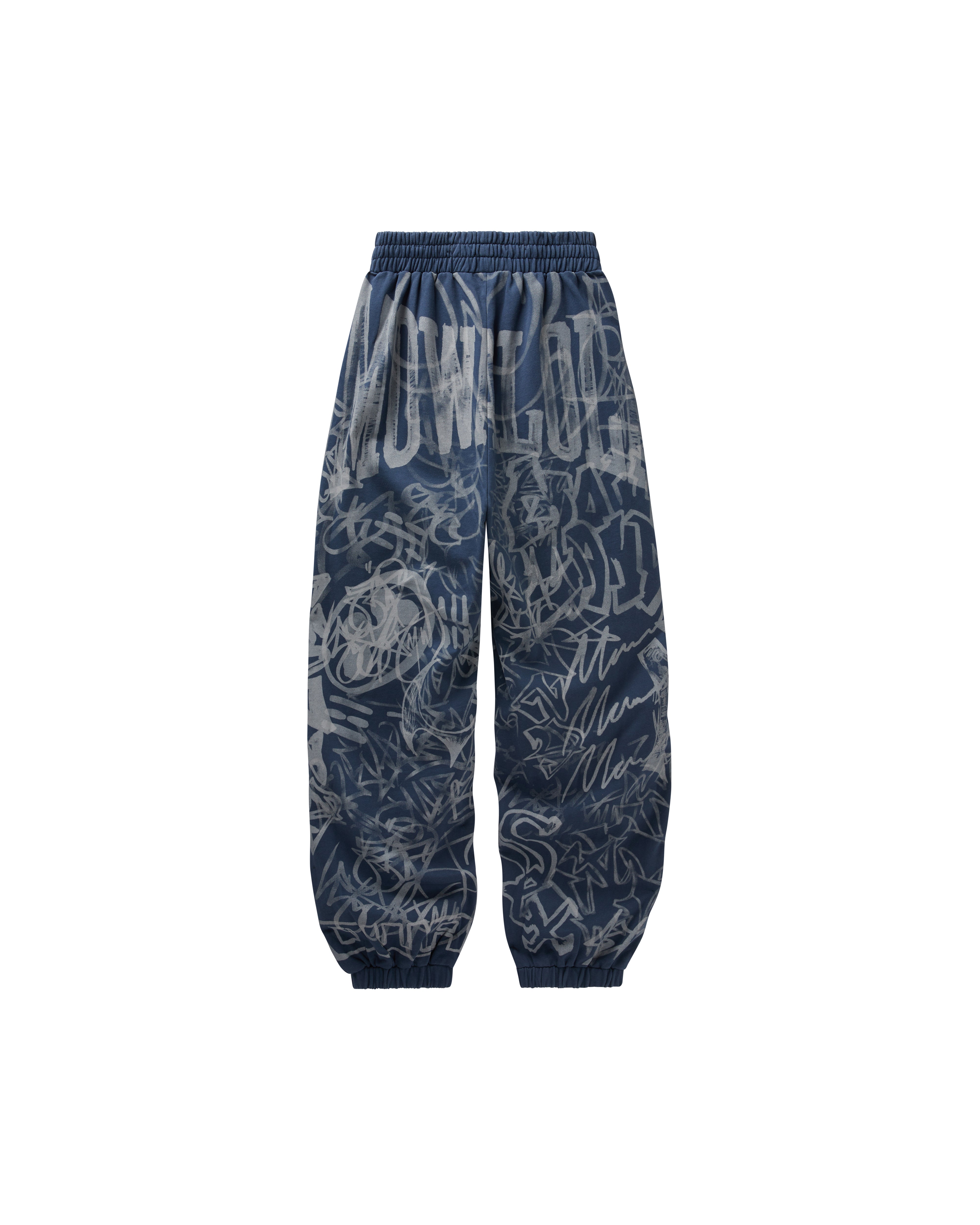 GRAFFITI TRACK PANTS NAVY Image 3