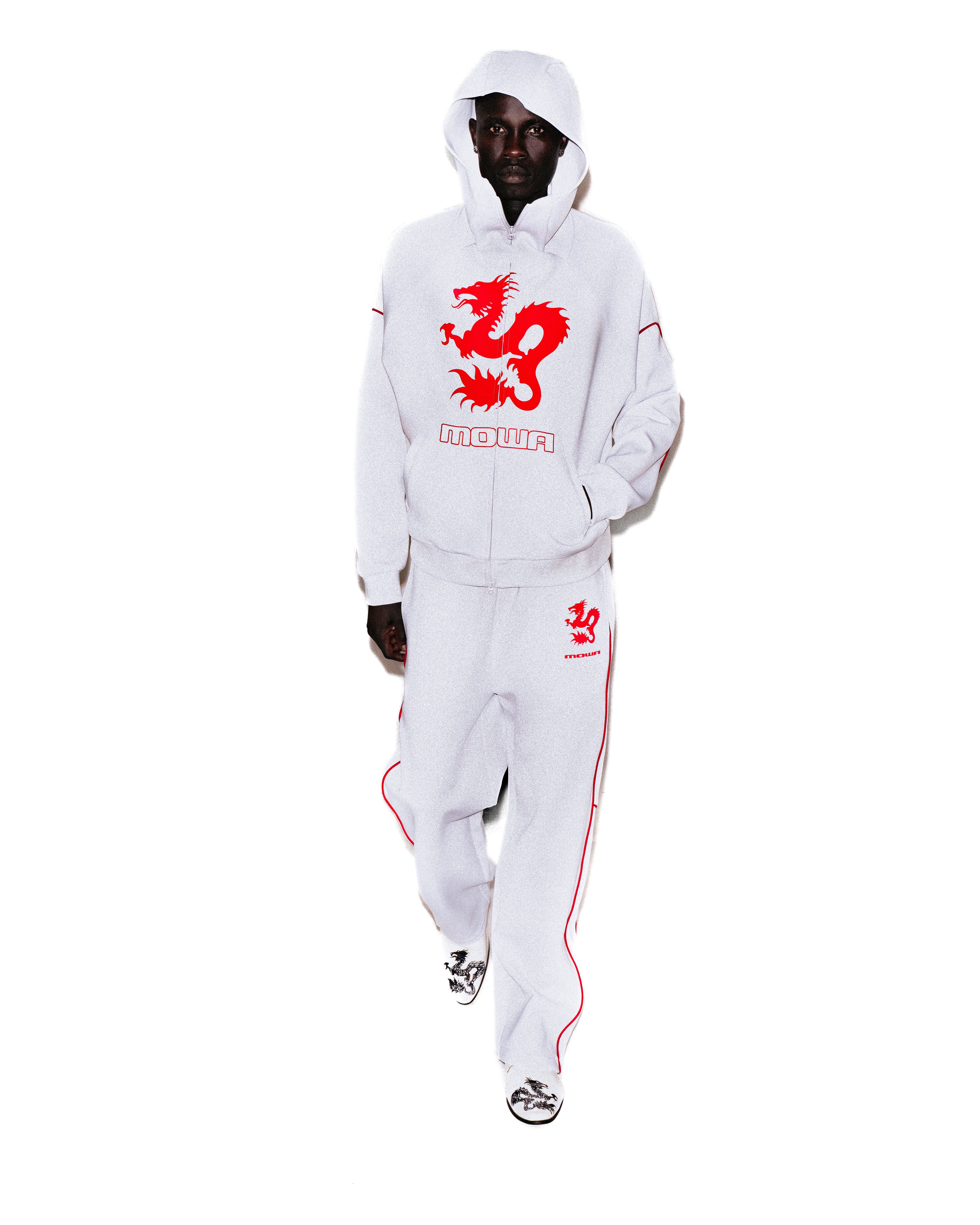 ZUSHI TRACKTOP WHITE Image 2