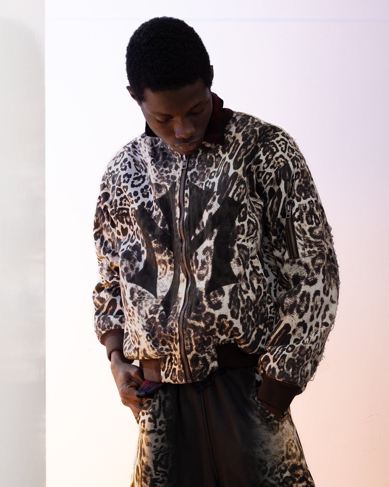 TRASHED BOMBER CHEETAH