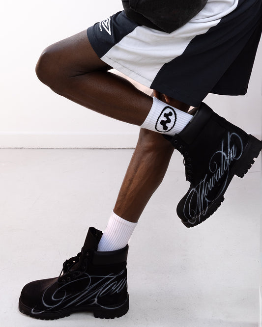 M Socks White
