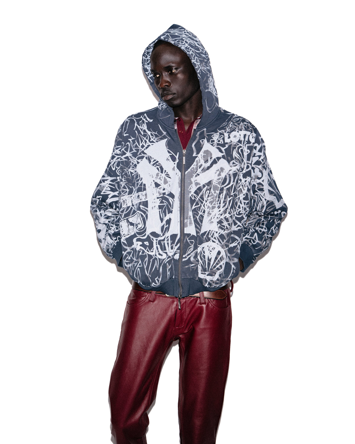 GRAFFITI TRACK TOP NAVY