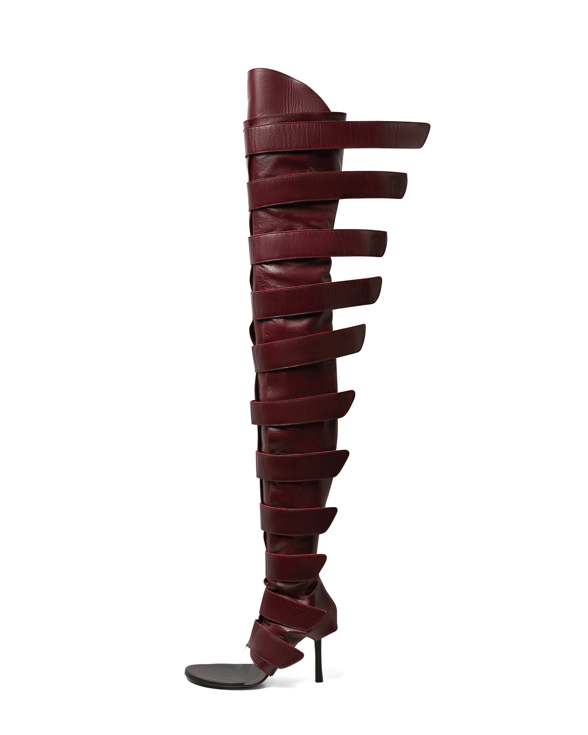 LOLA STRAP HIGH BOOT OXBLOOD