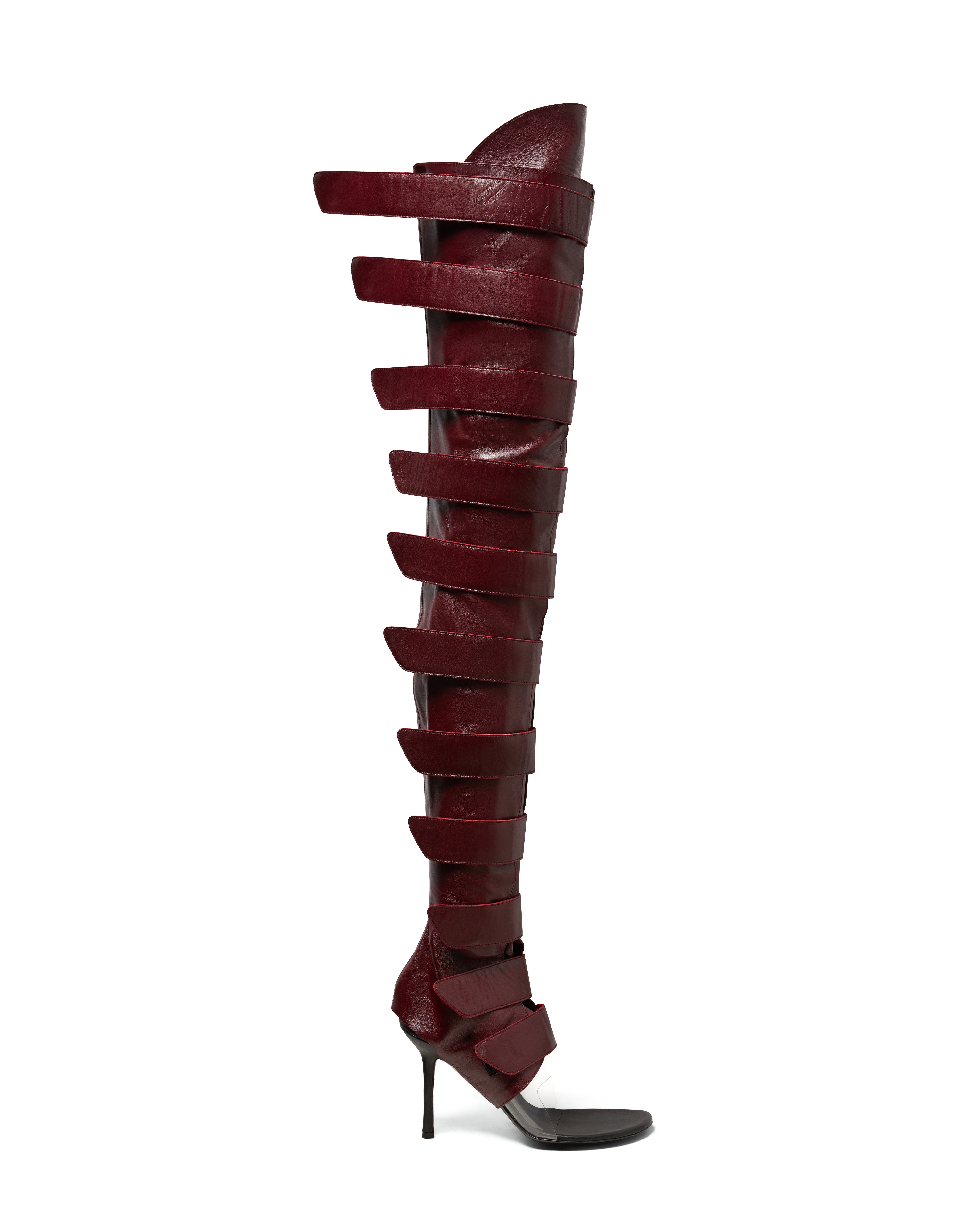 LOLA STRAP HIGH BOOT OXBLOOD Image 1