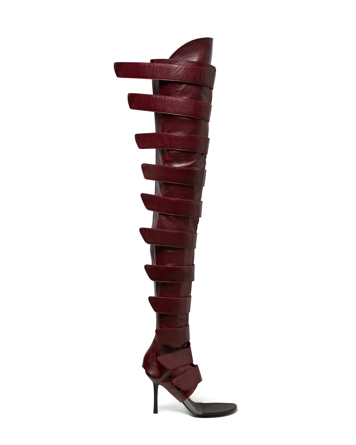 LOLA STRAP HIGH BOOT OXBLOOD