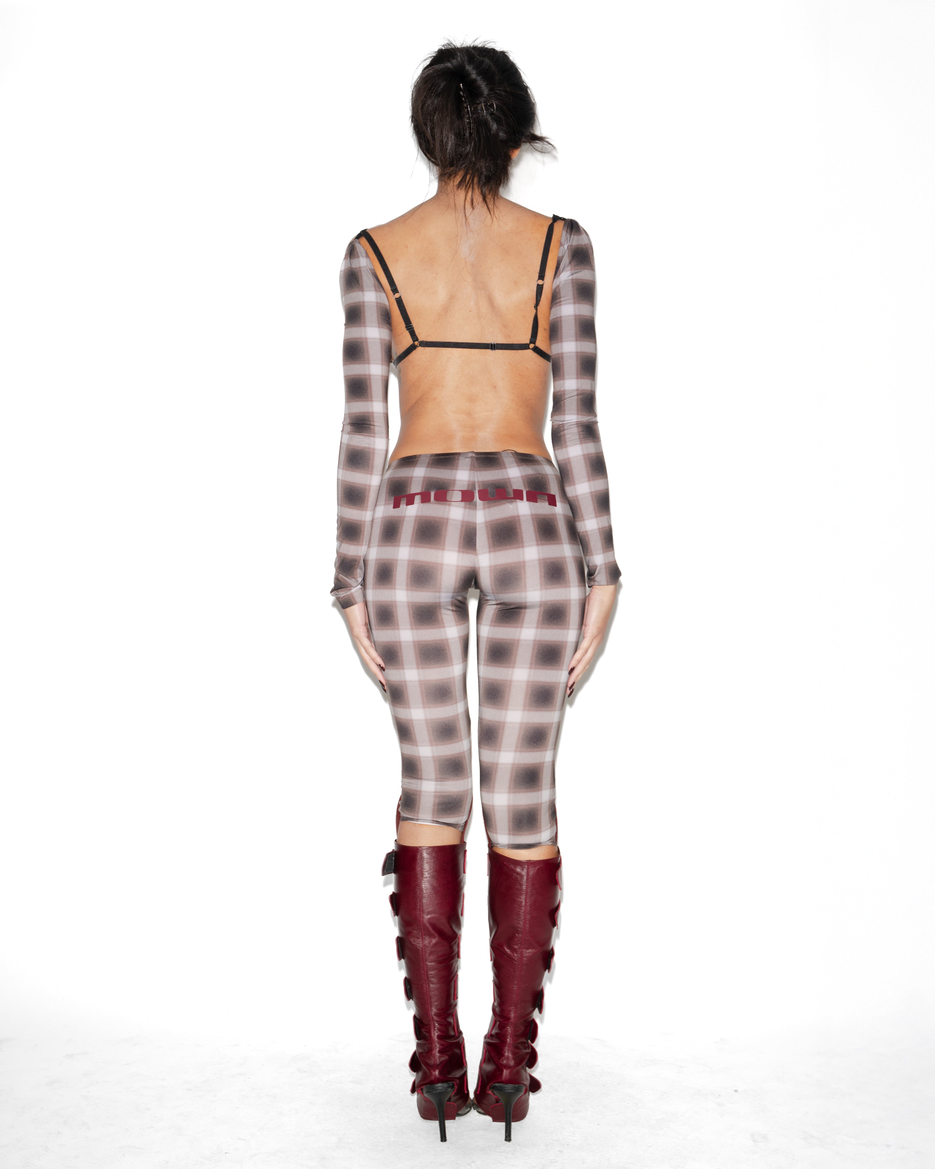 TARTAN CAPRI PANTS Image 2