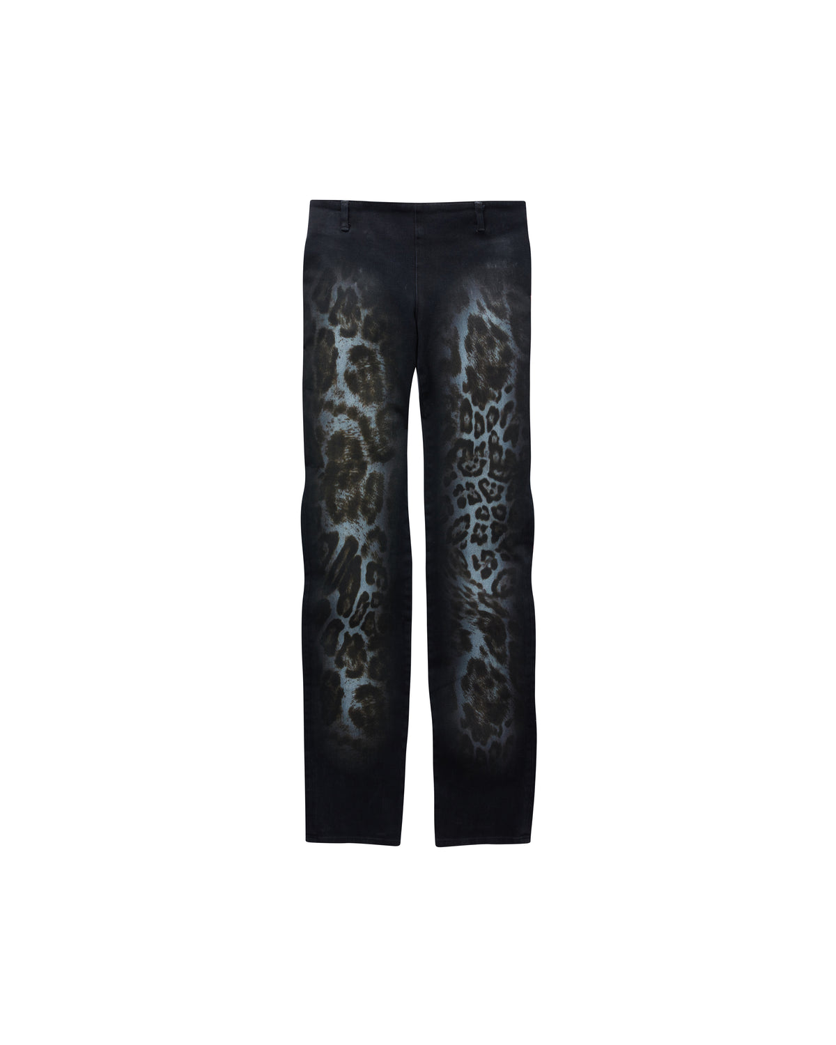 CHEETAH JEAN BLACK