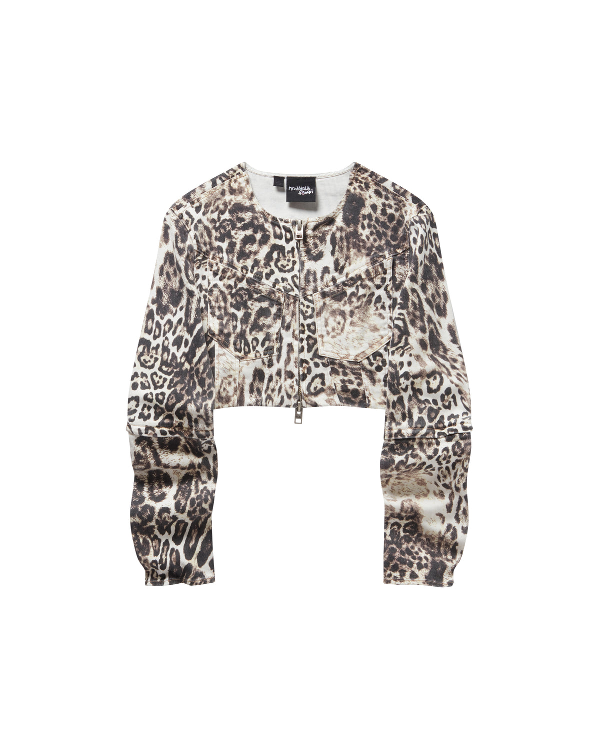 CROPPED JACKET CHEETAH