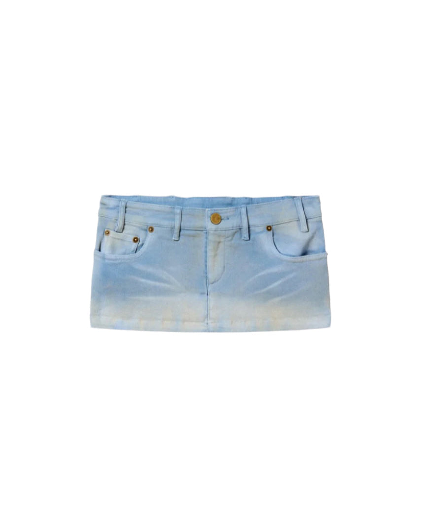 MOTO SKIRT BLUE