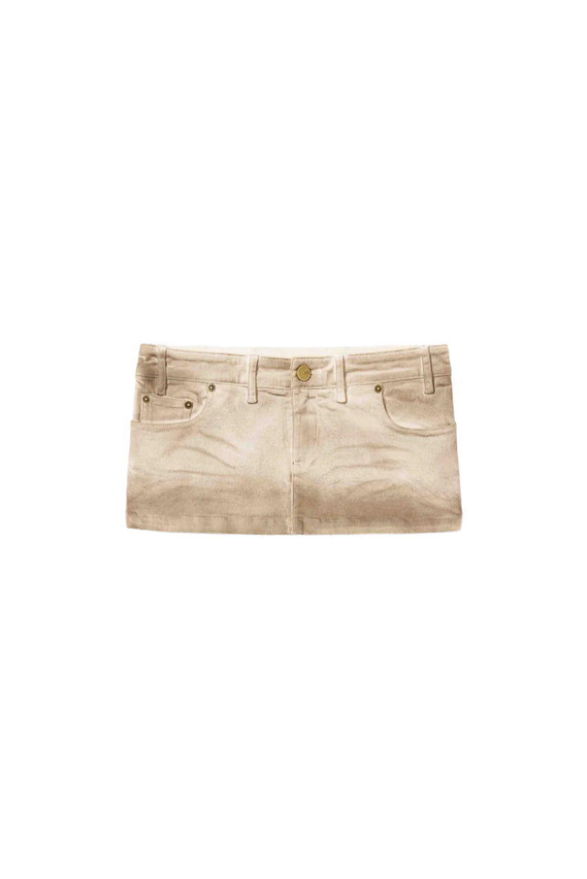 MOTO SKIRT DIRTY WHITE Image 1