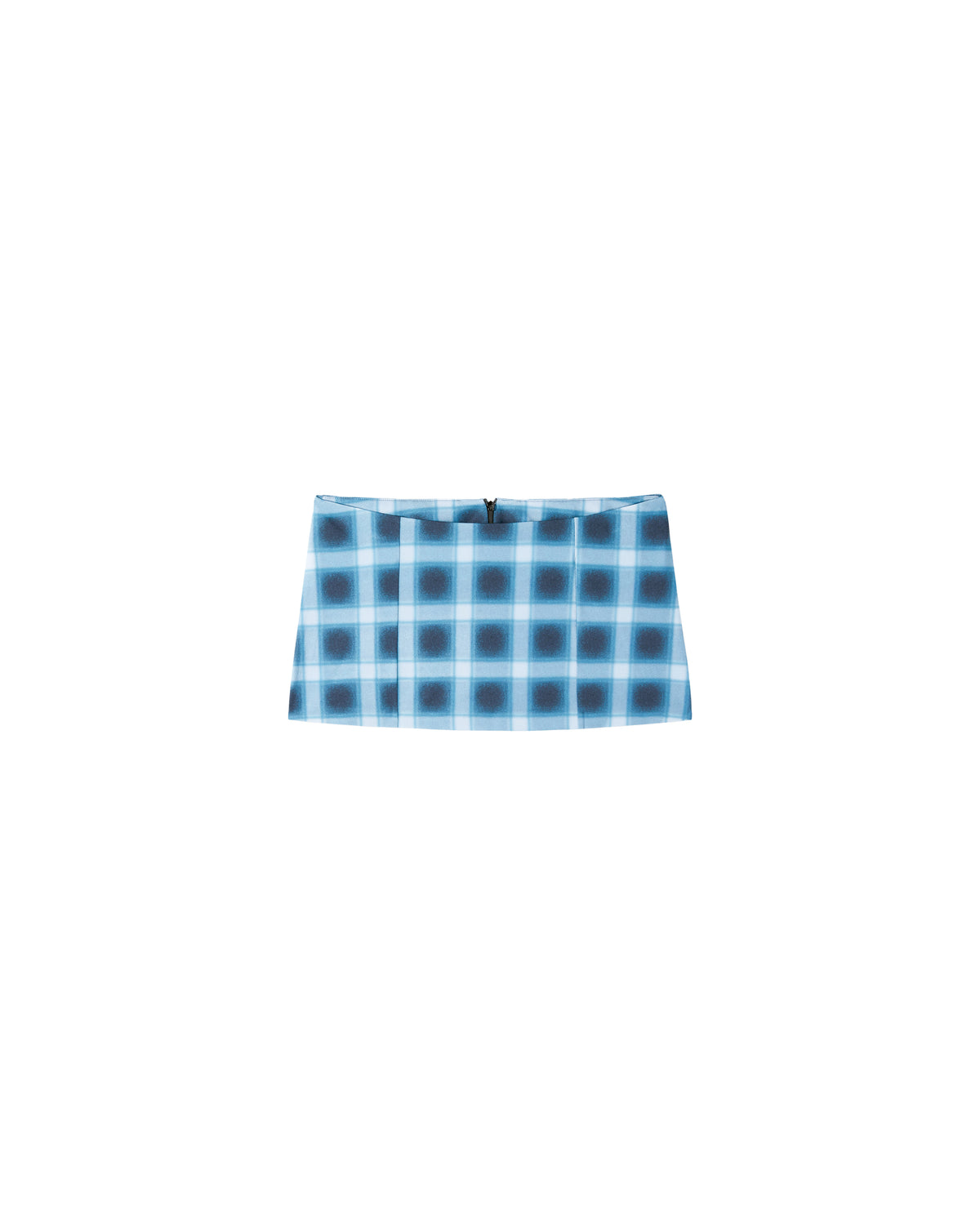 TARTAN MINI SKIRT BLUE