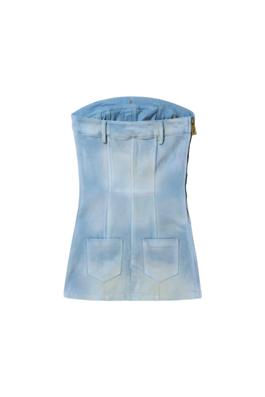 MOTO DRESS BLUE Image 2