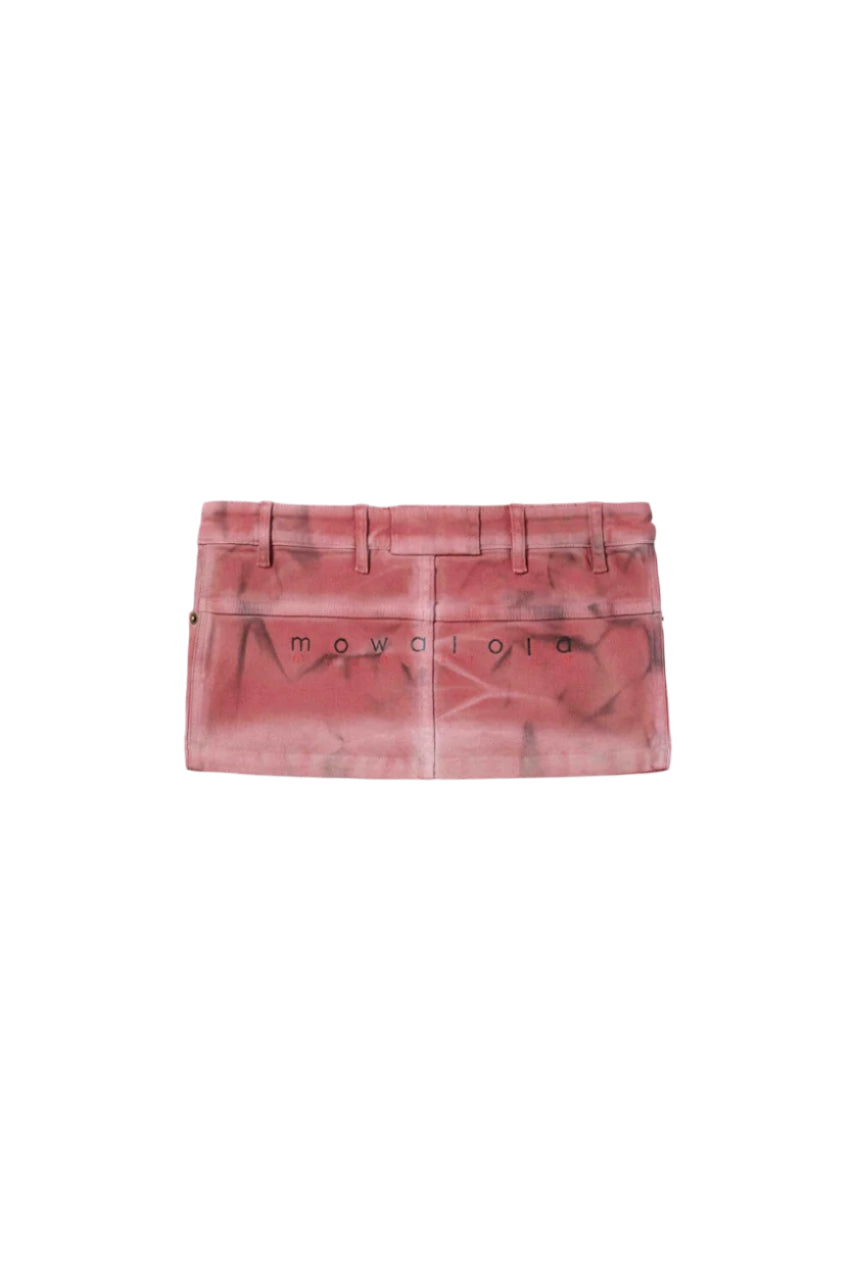 MOTO SKIRT DIRTY RED Image 2