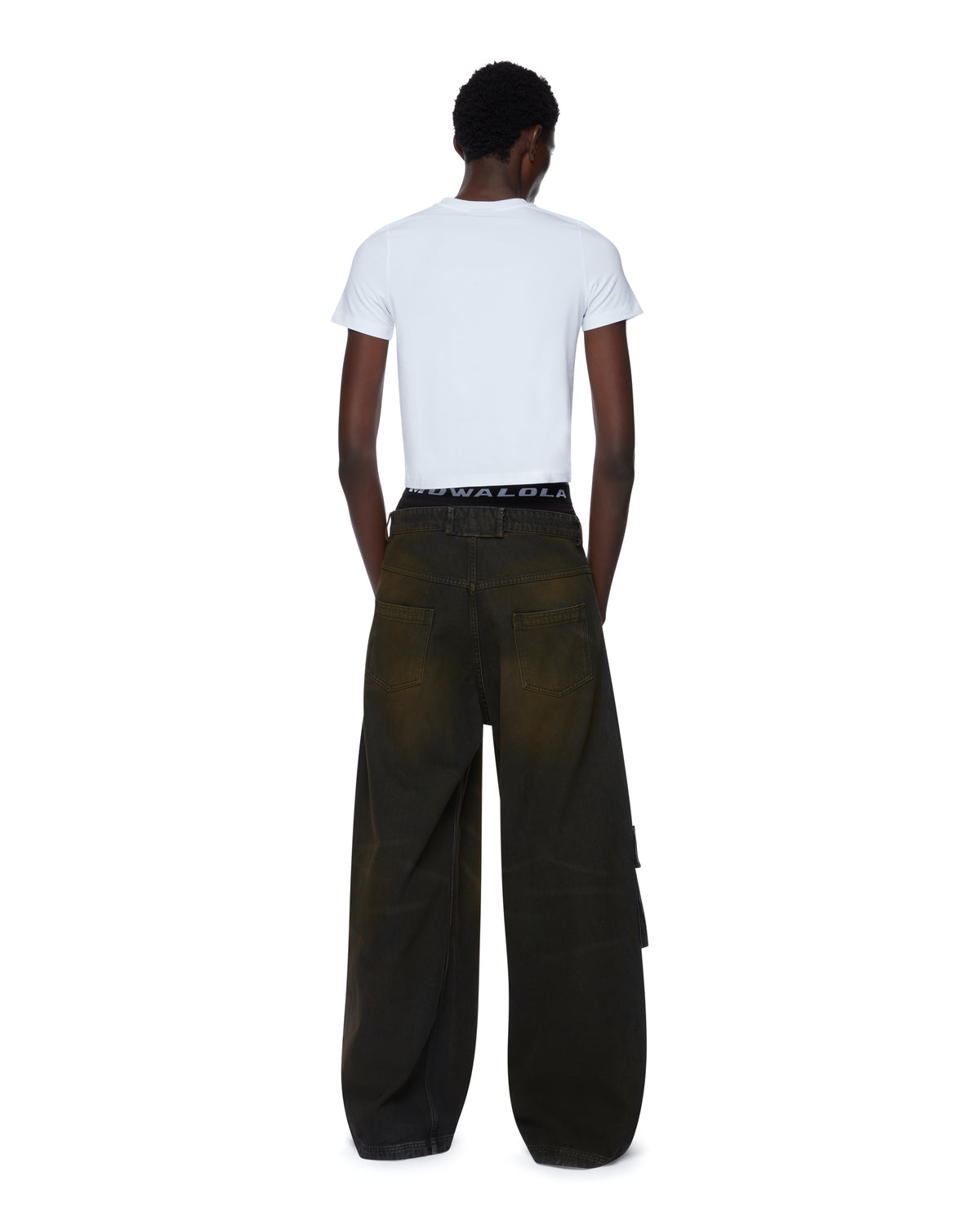 POP DOUBLE D JEANS BROWN