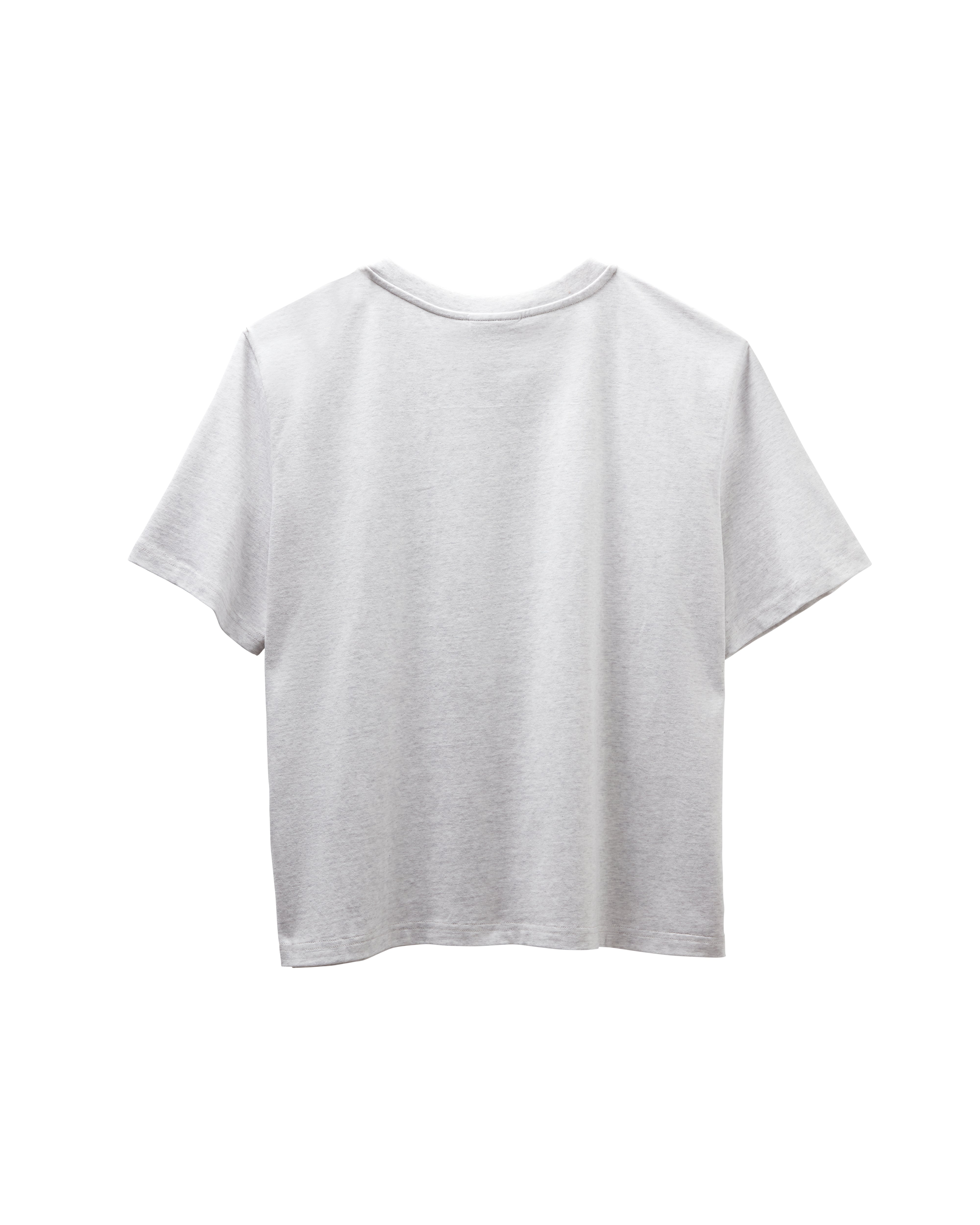 DOUBLE SWEAT TEE GREY Image 4