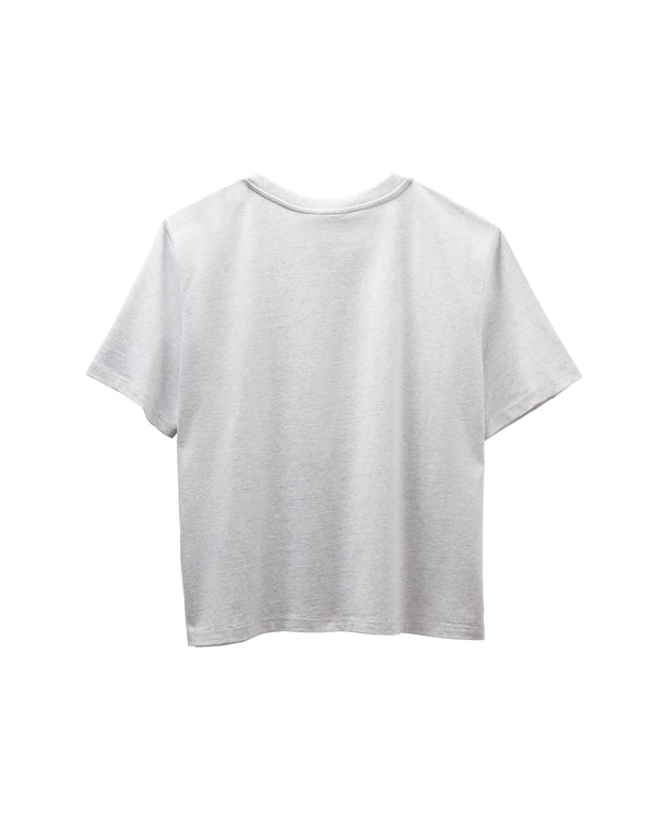 DOUBLE SWEAT TEE GREY - Image 4