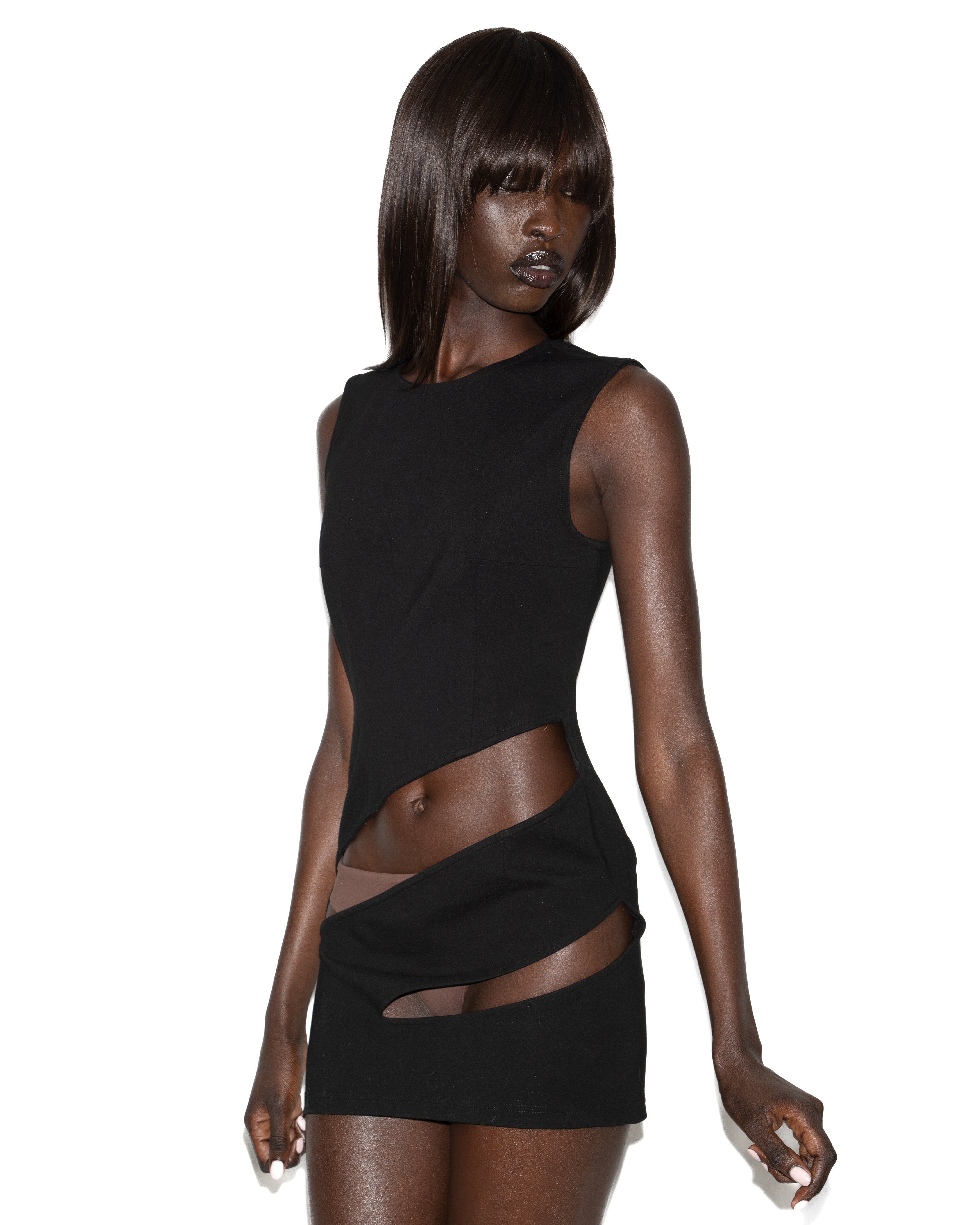Spiral Mini Dress MOWALOLA Spiral Mini Dress MOWALOLA