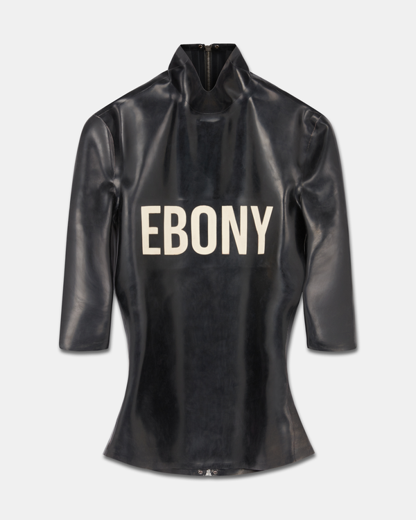 LATEX TEE EBONY BLACK