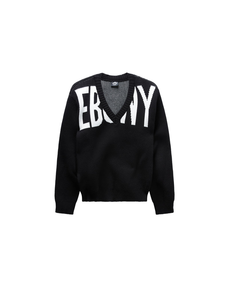 EBONY RELAXED JUMPER BLACK