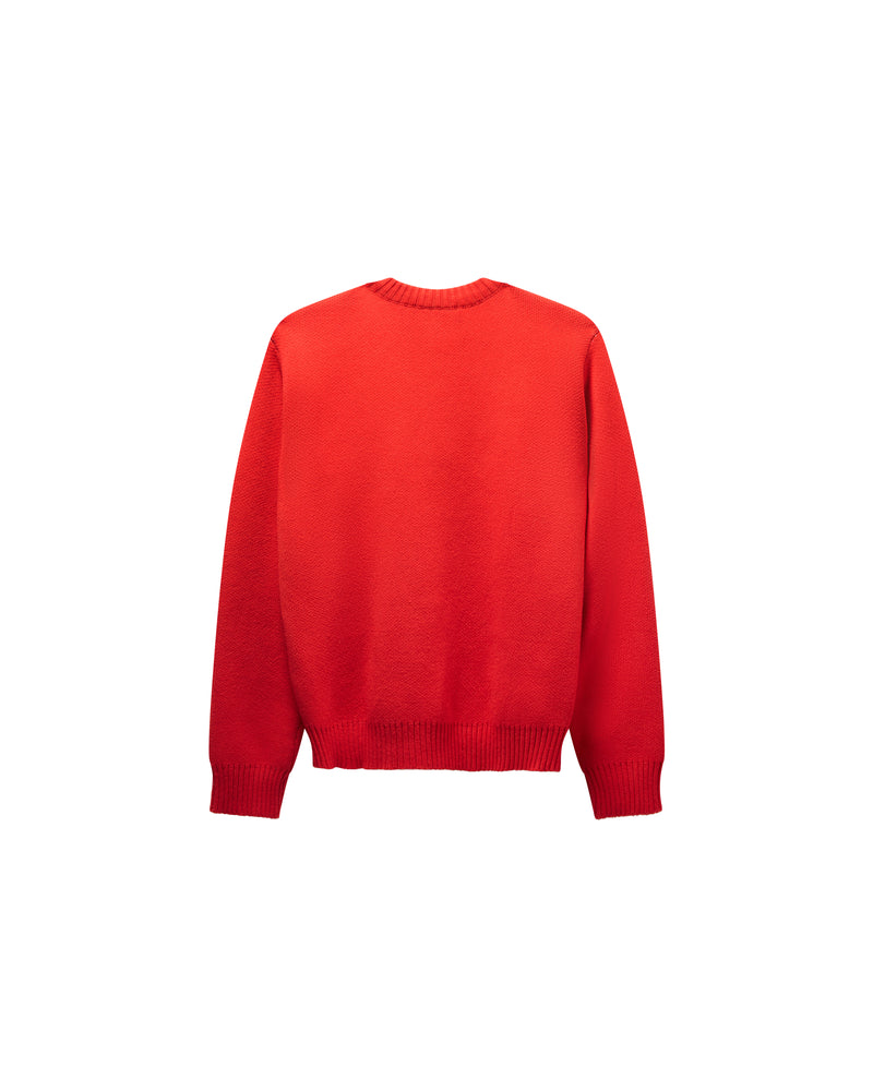 EBONY RELAXED JUMPER RED