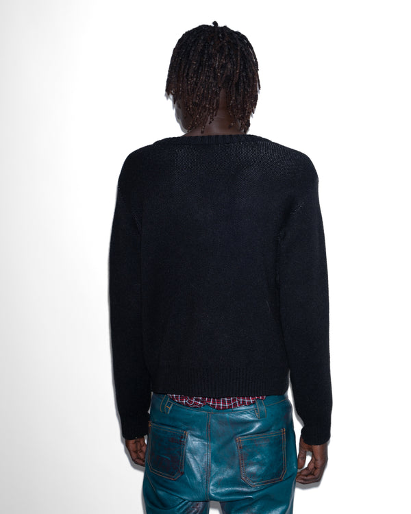 EBONY RELAXED JUMPER BLACK