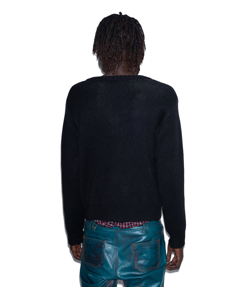EBONY RELAXED JUMPER BLACK