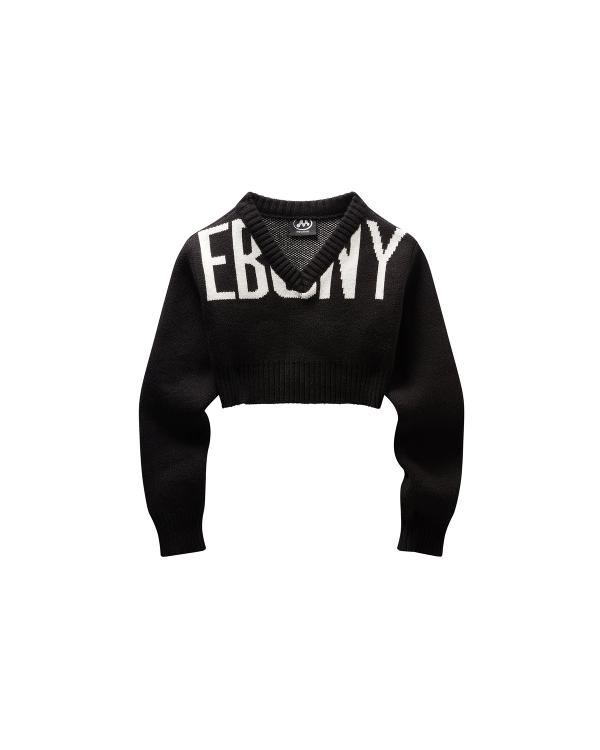 EBONY CROPPED JUMPER BLACK