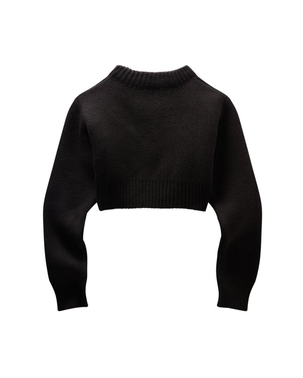 EBONY CROPPED JUMPER BLACK - Image 3