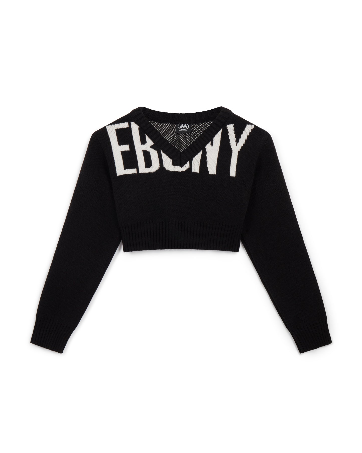 EBONY CROPPED JUMPER BLACK