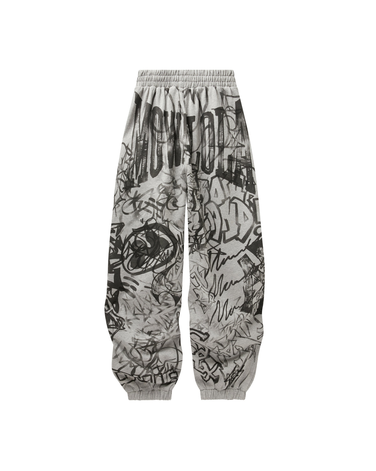 GRAFFITI TRACK PANTS GREY