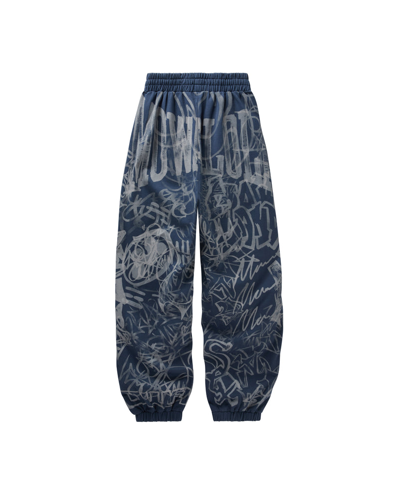GRAFFITI TRACK PANTS NAVY