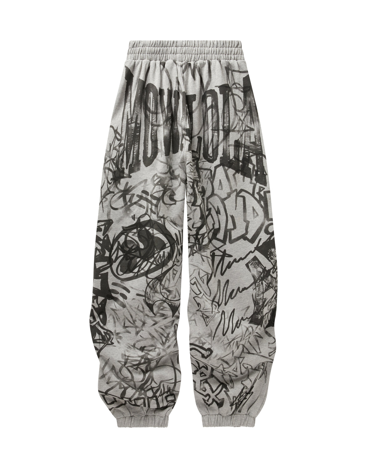 GRAFFITI TRACK PANTS GREY