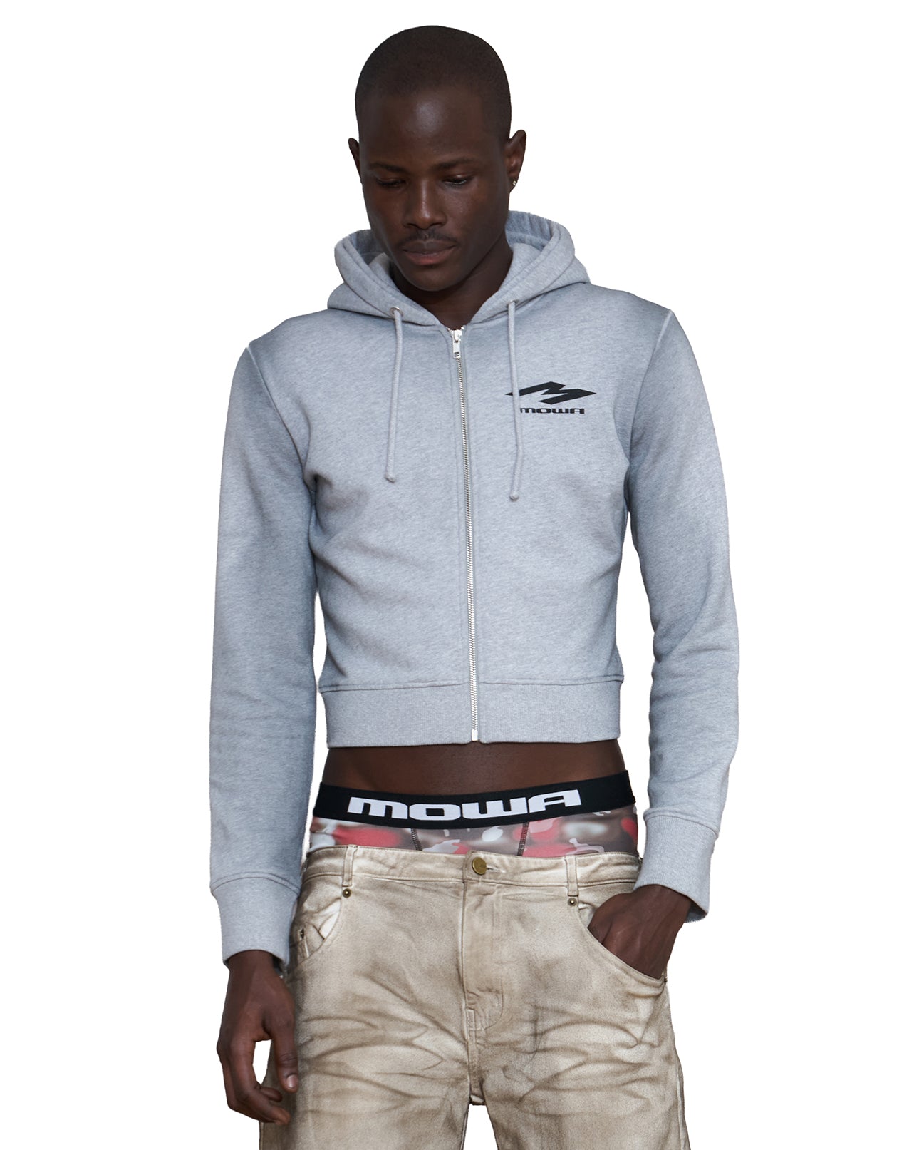 DOUBLE D HOODIE GREY Image 1