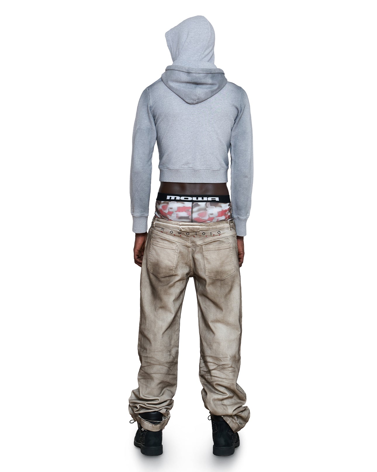 DOUBLE D HOODIE GREY Image 2