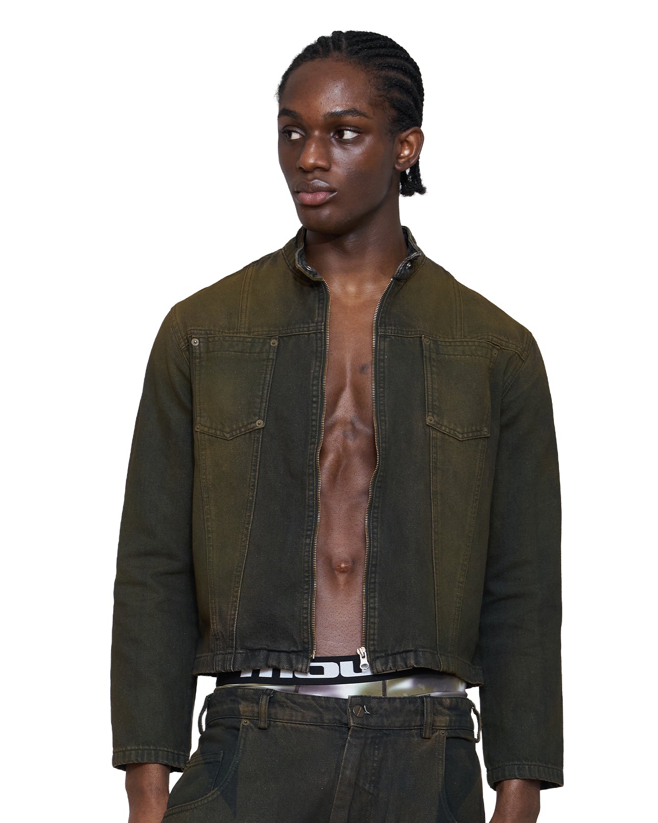 MOTO DENIM JACKET Image 1