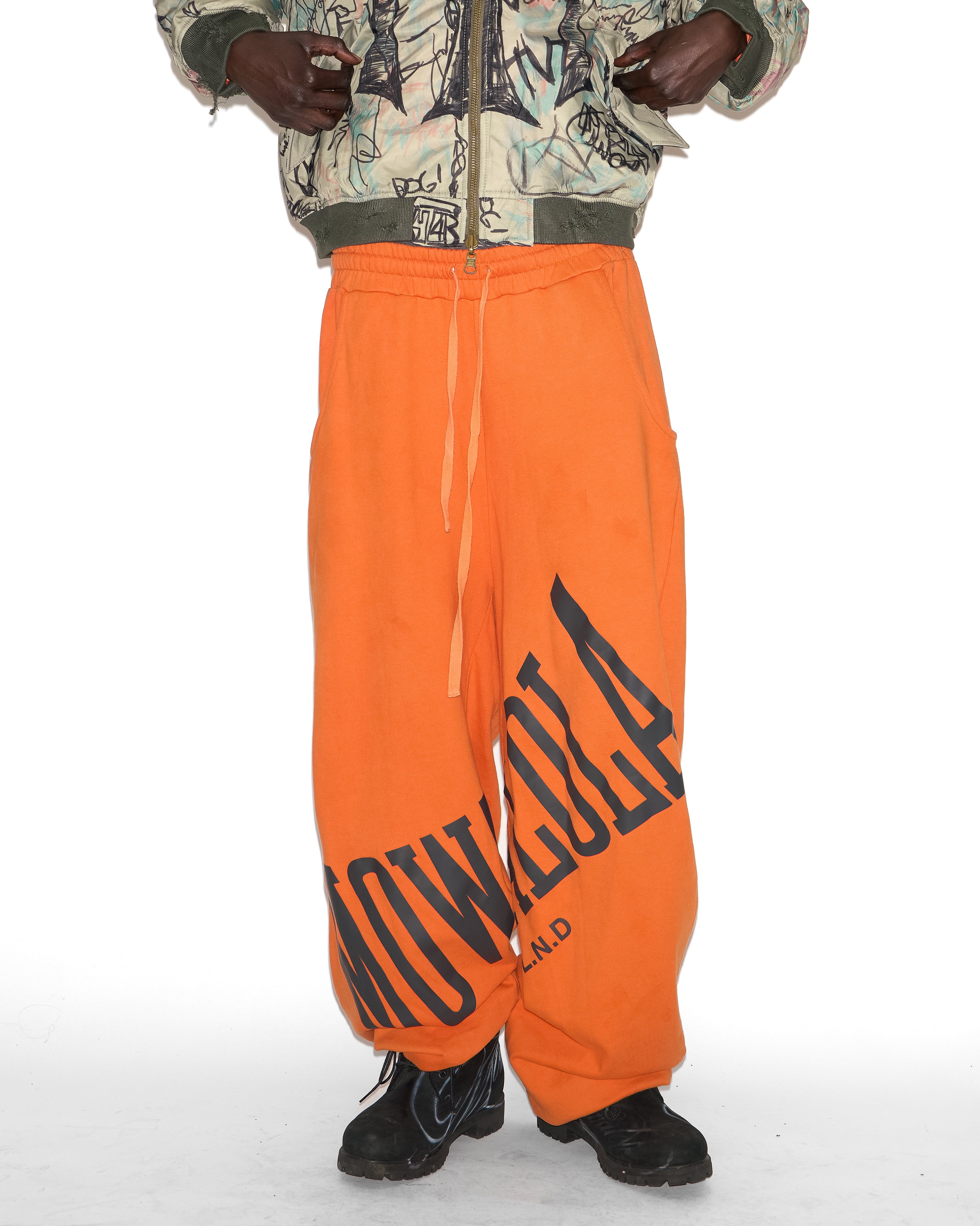 STAMP JOGGERS ORANGE Image 1