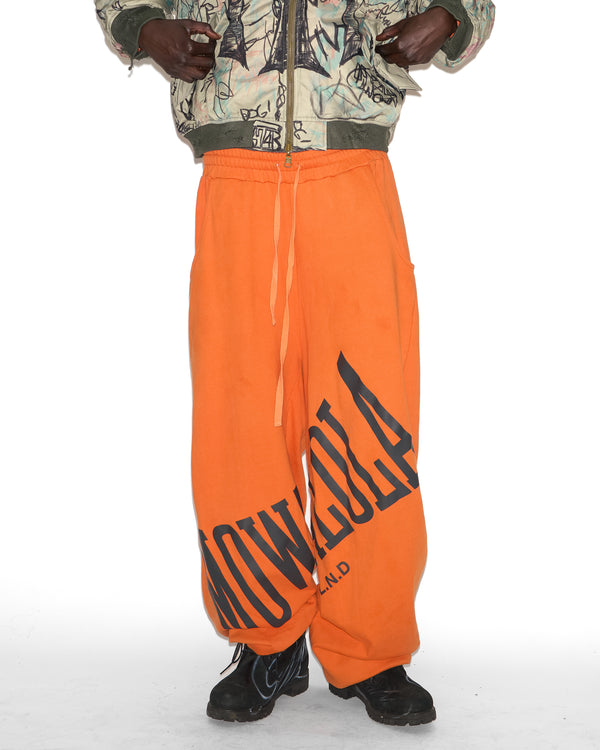 STAMP JOGGERS ORANGE