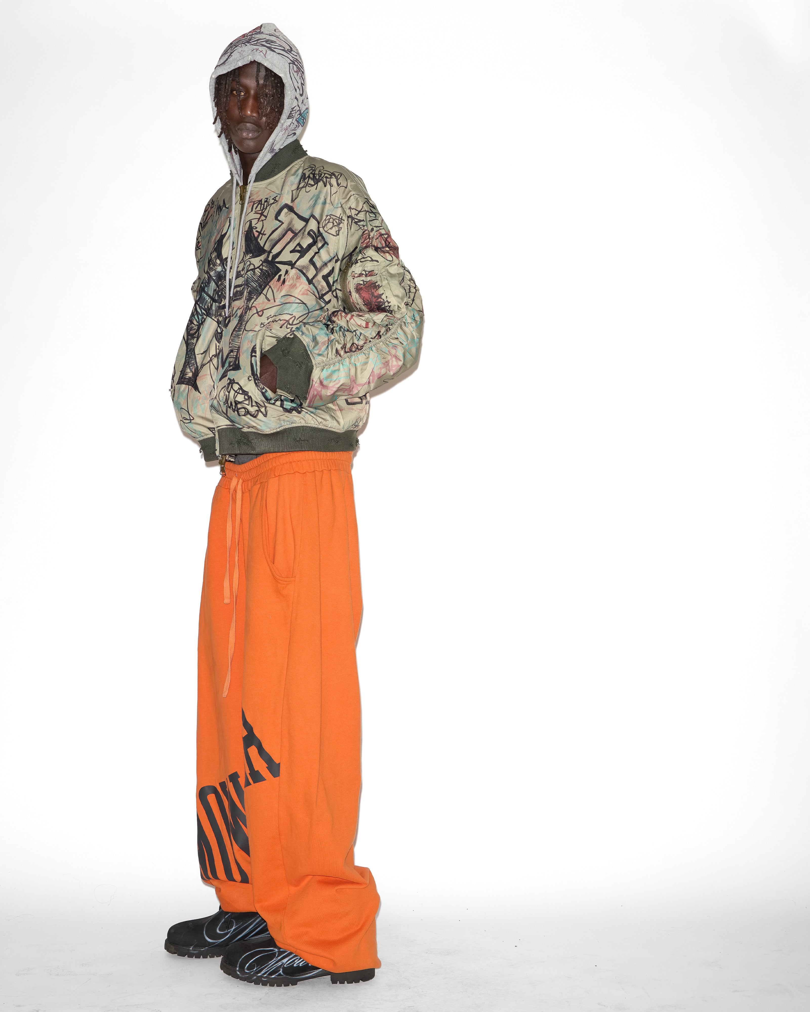STAMP JOGGERS ORANGE Image 2