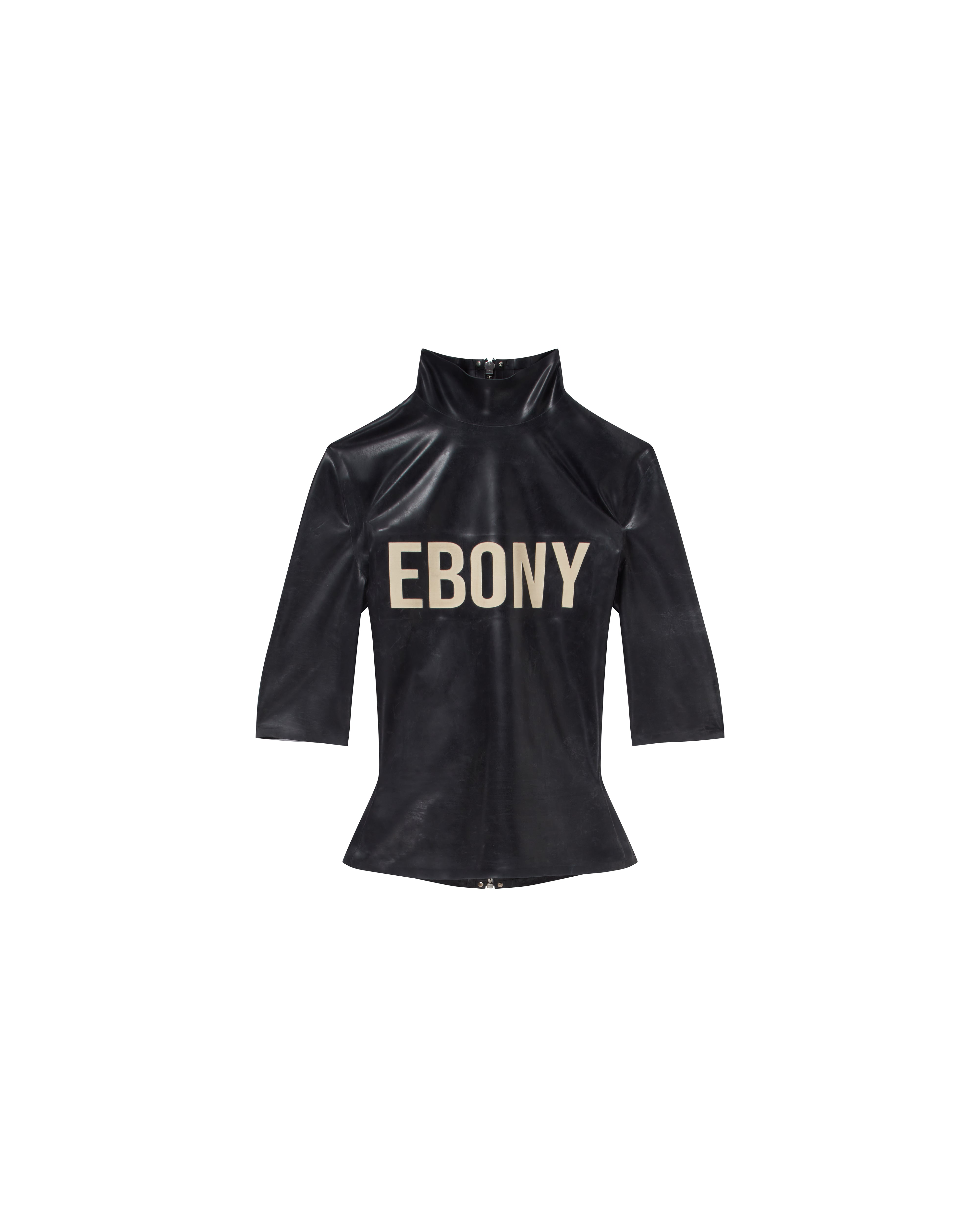 LATEX TEE EBONY BLACK / PRE-ORDER Image 1