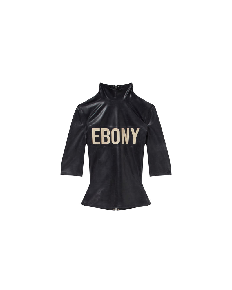 LATEX TEE EBONY BLACK / PRE-ORDER